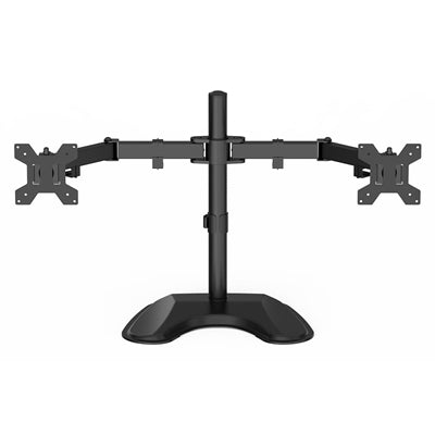 GameMax Dual Monitor Arm Stand for 13"–27" Screens – Freestanding
