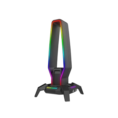 Marvo Kobe 30 RGB Headset Stand & USB Hub – 3 Ports + Audio