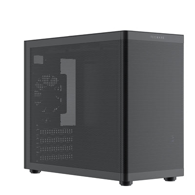 TecWare Fusion 3 mATX PC Case – USB-C, 3 Fans, Compact Mesh Design