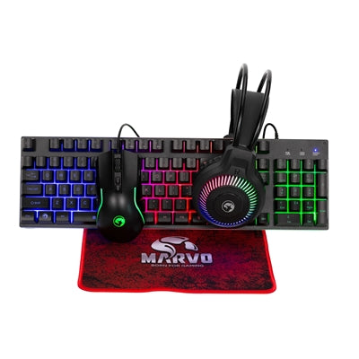 Marvo Scorpion CM416 4-in-1 Gaming Bundle | Keyboard, Mouse, Headset