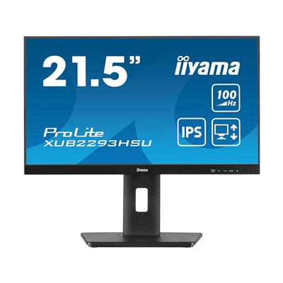 iiyama ProLite XUB2293HSU-B7 22" IPS Monitor, Full HD, 100Hz, 1ms