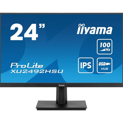 iiyama Prolite XU2492HSU-B6 24" IPS Monitor – Full HD, 100Hz, 0.4ms, USB Hub