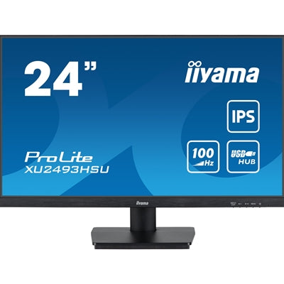 iiyama ProLite XU2493HSU-B7 24" IPS Monitor, Full HD, 100Hz, 1ms