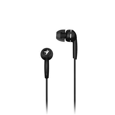 Genius HS-M320 In-Ear Headphones with Mic – Deep Bass, 3.5mm