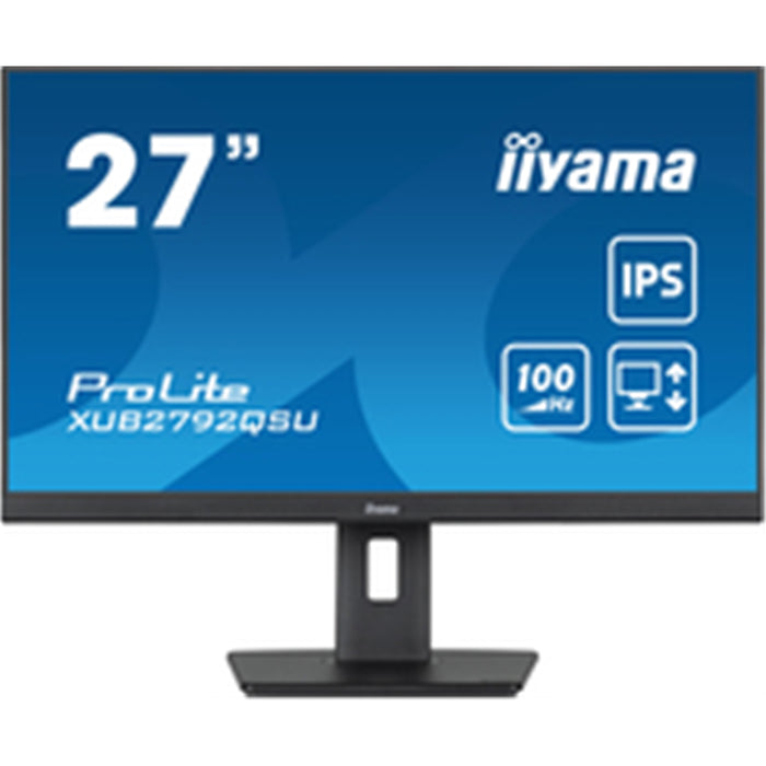 iiyama ProLite XUB2792QSU-B6 27" QHD IPS Monitor, 100Hz, HAS