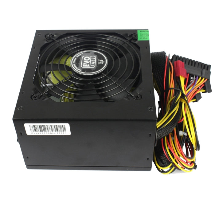 EVO LABS BR500-12BL 500W PSU, Silent 120mm Fan, ATX, PFC