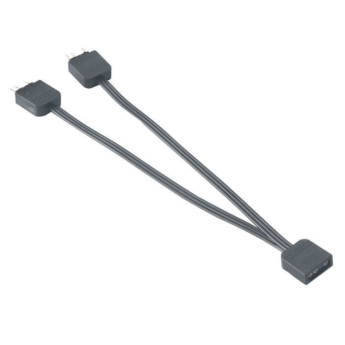 Akasa AK-CBLD08-12BK 1-to-2 Addressable RGB LED Splitter Cable