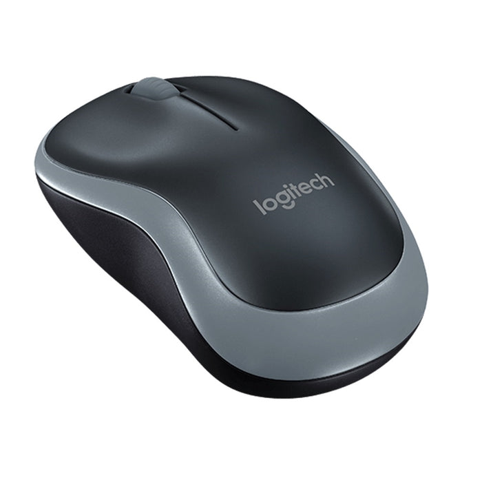 Logitech M185 Wireless Mouse – Black & Grey, 12-Month Battery