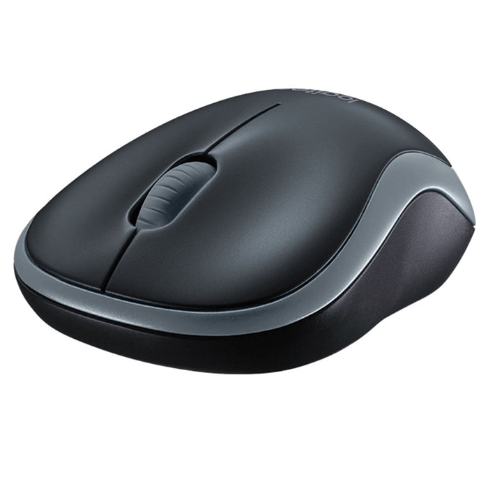 Logitech M185 Wireless Mouse – Black & Grey, 12-Month Battery