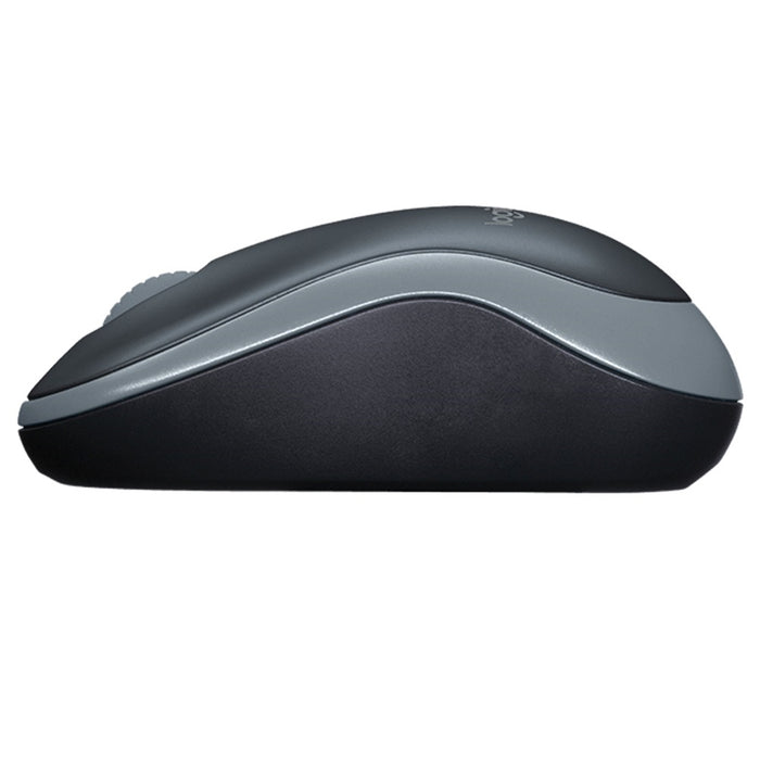 Logitech M185 Wireless Mouse – Black & Grey, 12-Month Battery