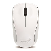Genius NX-7000 Wireless Mouse, 2.4 GHz with USB Pico Receiver, Adjustable DPI levels up to 1200 DPI, 3 Button with Scroll Wheel, Ambidextrous Design, White - IT Supplies Ltd
