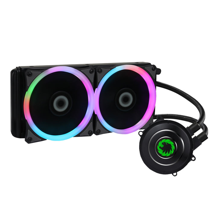 GameMax Iceberg 240mm RGB Liquid CPU Cooler – Universal Socket