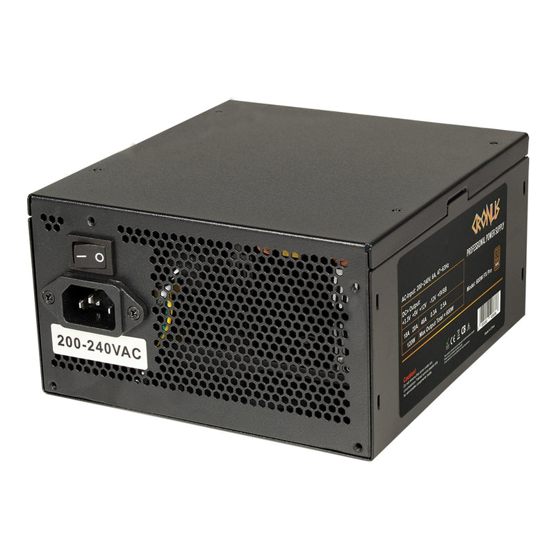 CRONUS FX PRO 600W 80 Plus Bronze Gaming Power Supply PSU