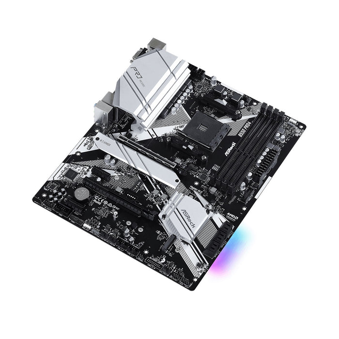 ASRock B550 Pro4 AM4 ATX Motherboard – PCIe 4.0, 2× M.2, HDMI, USB-C