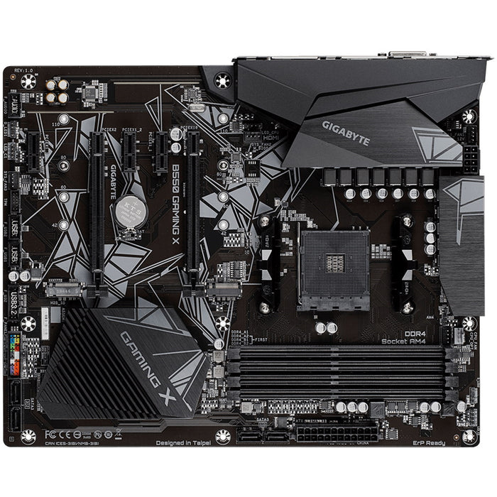 Gigabyte B550 GAMING X V2 AM4 ATX Motherboard, DDR4, M.2, USB-C, HDMI