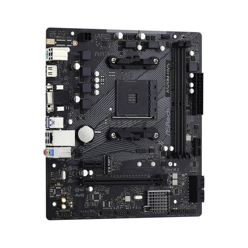ASRock A520M-HVS | AM4, DDR4, M.2, HDMI, GbE LAN, Micro-ATX - IT Supplies Ltd