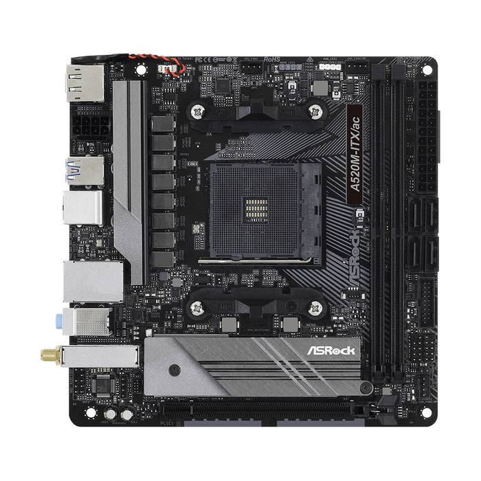ASRock A520M-ITX/ac AM4 Mini-ITX DDR4 WiFi Motherboard