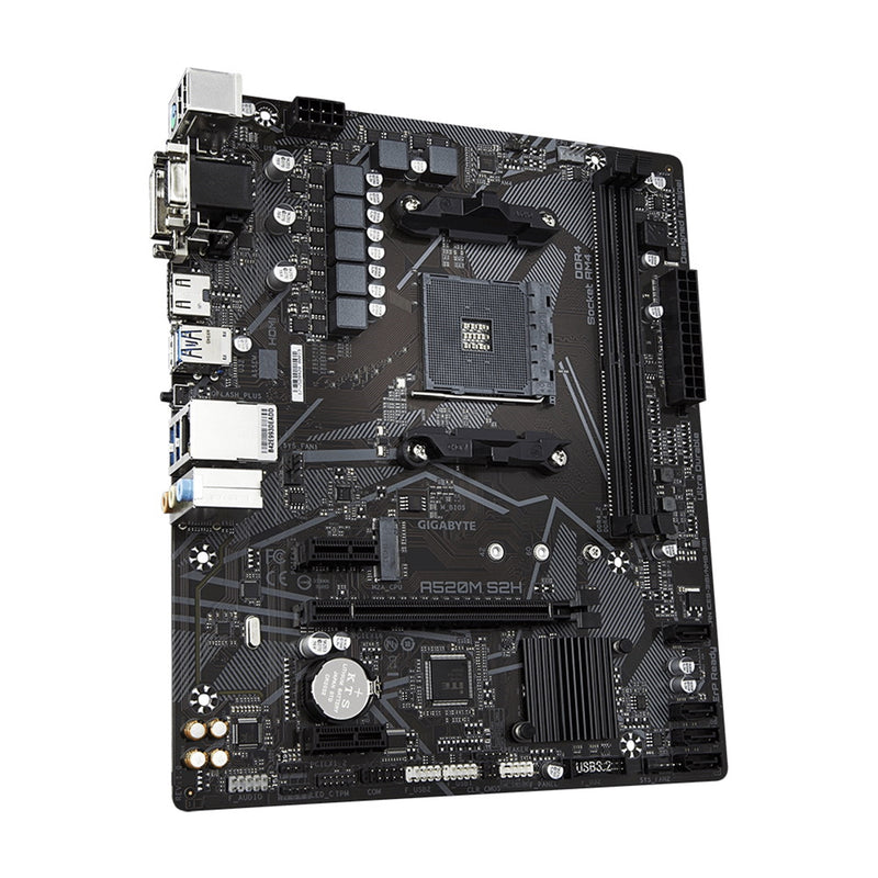 Gigabyte A520M S2H AMD Ryzen 3rd Gen | DDR4 | RGB Fusion 2.0 - IT Supplies Ltd
