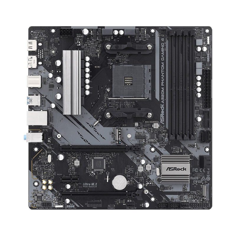 ASRock B550M Phantom Gaming 4 AM4 mATX – PCIe 4.0, M.2, HDMI - IT Supplies Ltd