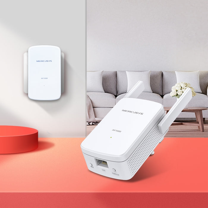 Mercusys MP510 KIT AV1000 Powerline WiFi Extender with Gigabit