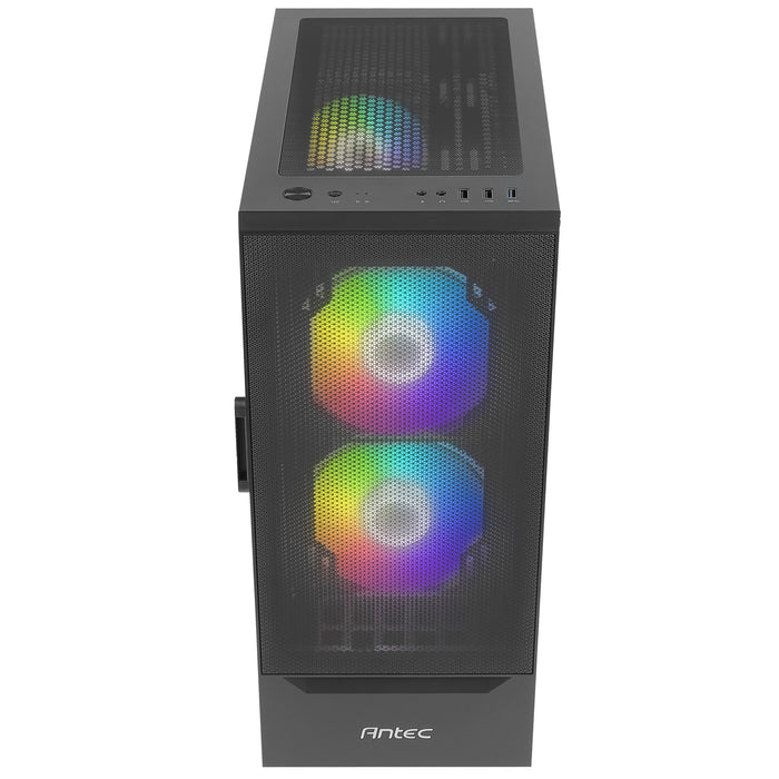 ANTEC NX410 Mid Tower Gaming Case, Black, Tempered Glass, ARGB