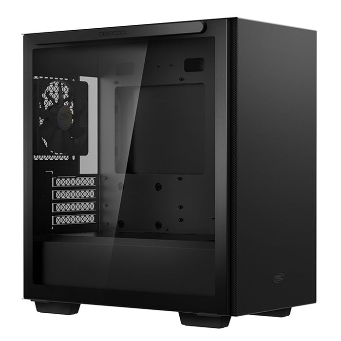 DeepCool MACUBE 110 | Black Micro Tower, USB 3.0, Tempered Glass