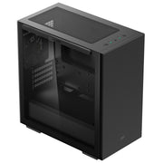 DeepCool MACUBE 110 | Black Micro Tower, USB 3.0, Tempered Glass - IT Supplies Ltd