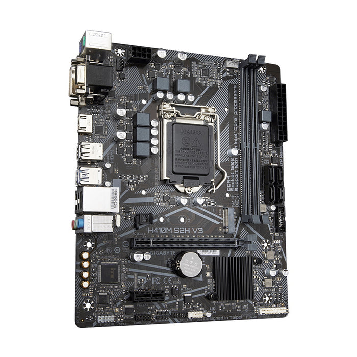 Gigabyte H410M S2H V2 Micro-ATX Motherboard - Intel 10th Gen Ready