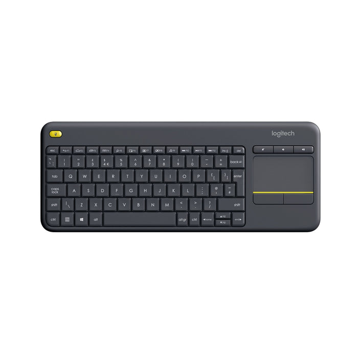 Logitech K400 Plus Wireless TV Keyboard with Touchpad – UK Layout