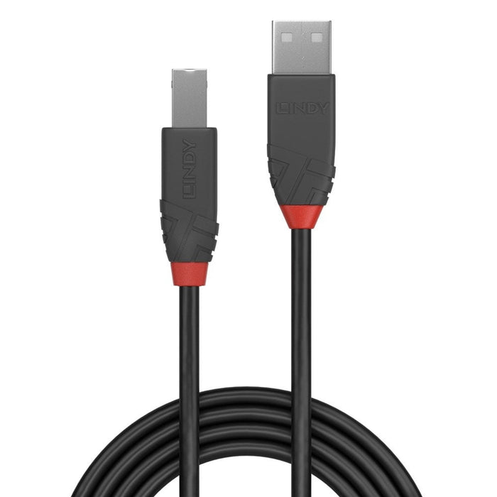 Lindy 36675 5m USB 2.0 Type A to B Cable – 480Mbps, High Performance - IT Supplies Ltd