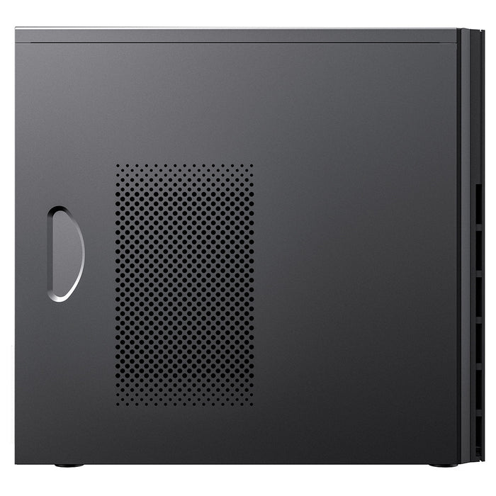 CiT Course Micro ATX Case Black USB 3.0 Aluminium Finish