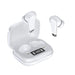 Prevo Q2 TWS Earbuds, Bluetooth 5.1, Automatic Pairing, Touch Control Feature with Digital LED Display Wireless Charging Case, Android, IOS and Windows Compatible, White - IT Supplies Ltd