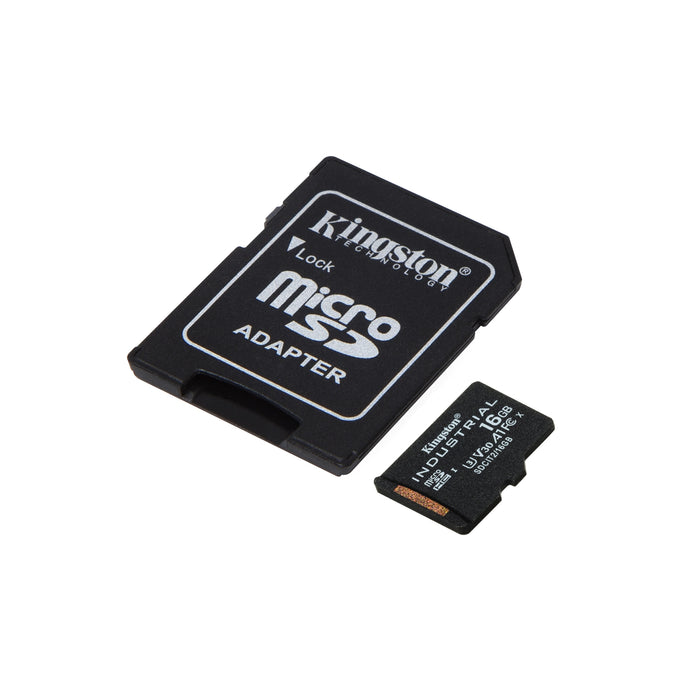 Kingston SDCIT2 16GB Industrial microSD Card U3 V30 A1 UHS-I