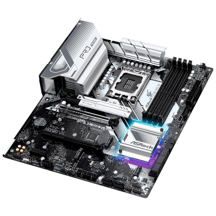 ASRock Z790 Pro RS ATX Motherboard, Intel 1700, DDR5, 5x M.2, USB-C