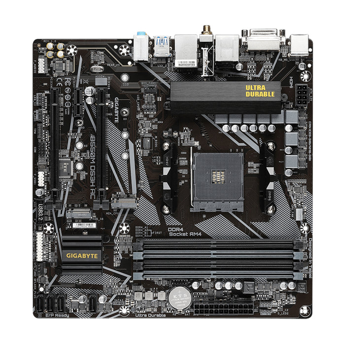 Gigabyte B550M DS3H Micro-ATX Motherboard, AMD AM4, DDR4, M.2, HDMI