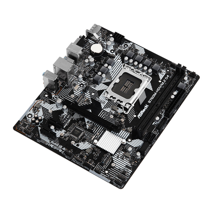ASRock B760M-HDV/M.2 D4 – LGA1700, DDR4, 2x M.2, PCIe 4.0, mATX