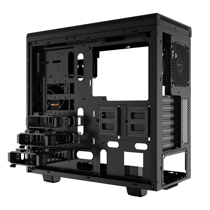 be quiet! Pure Base 600 Case, Black, MId Tower, 2 x USB 3.2 Gen 1 Type-A, 3 x Pure Wings 2 Black PWM Fans Included, Completely Sound Insulated - IT Supplies Ltd