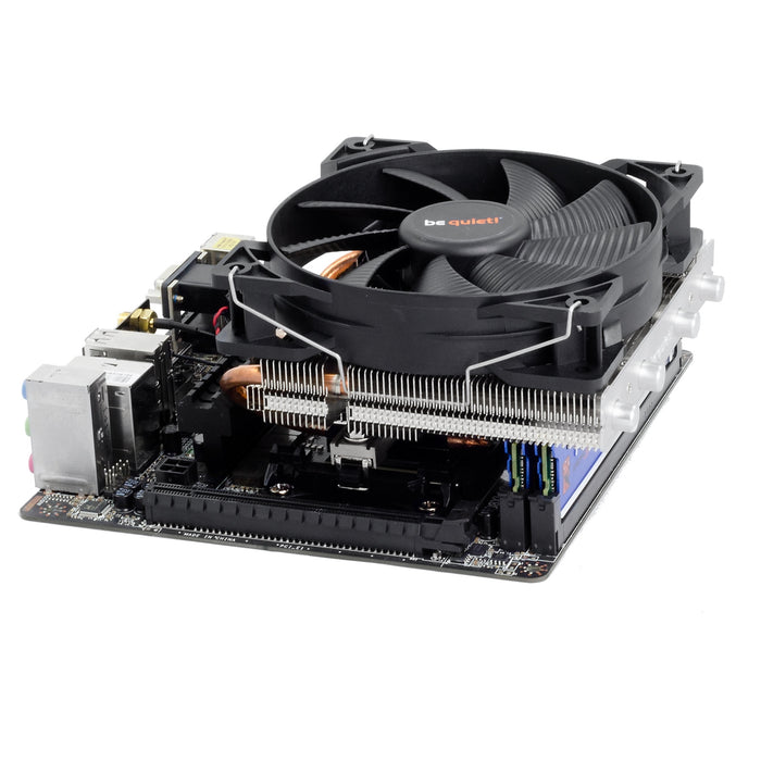 be quiet! Shadow Rock LP Fan CPU Cooler, Universal Socket, Pure Wings 2 120mm PWM Black Cooling Fan, 1500RPM, 4 Heat Pipes, Intel LGA 1700 & AMD AM5 Compatible - IT Supplies Ltd