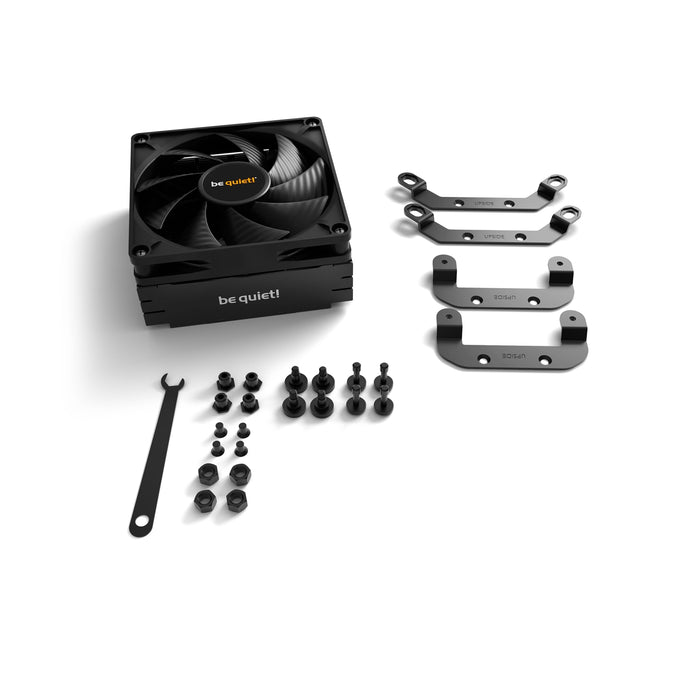 be quiet! Pure Rock LP Low-Profile Fan CPU Cooler, Universal Socket, High Quality 92mm PWM Black Cooling Fan, 2500RPM - IT Supplies Ltd