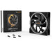 be quiet! Light Wings PWM Addressable RGB Fan, 120mm, 1700RPM, 4-Pin PWM Fan & 3-Pin ARGB Connectors, Black Frame, Black Blades - IT Supplies Ltd