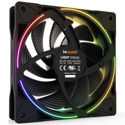 be quiet! Light Wings PWM High Speed Addressable RGB Fan, 120mm, 2500RPM, 4-Pin PWM Fan & 3-Pin ARGB Connectors - IT Supplies Ltd