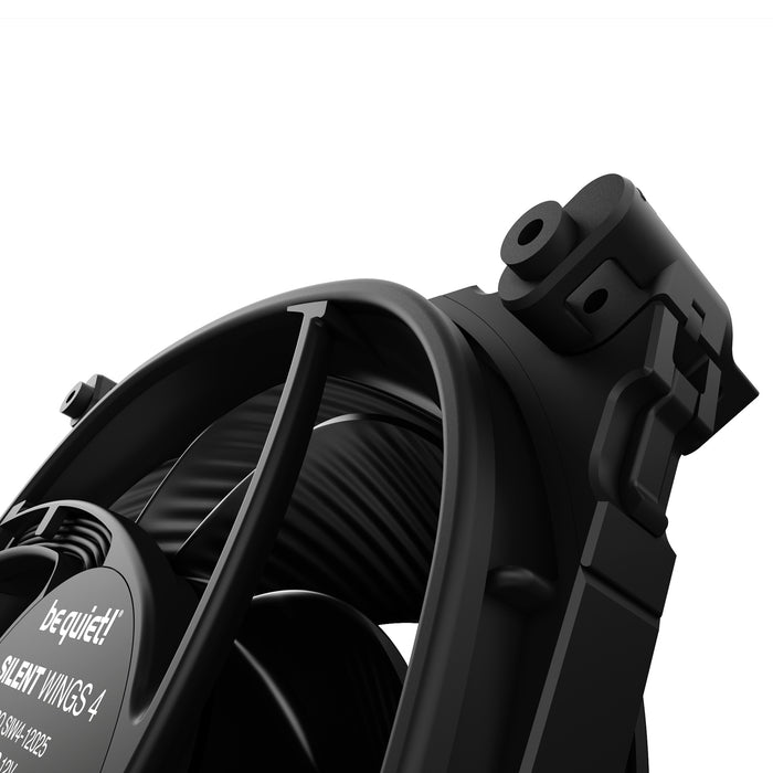 be quiet! Silent Wings 4 PWM Black Fan, 120mm, 1600RPM, 4-Pin PWM Fan Connector, Optimized Fan Blades for High End Performance - IT Supplies Ltd