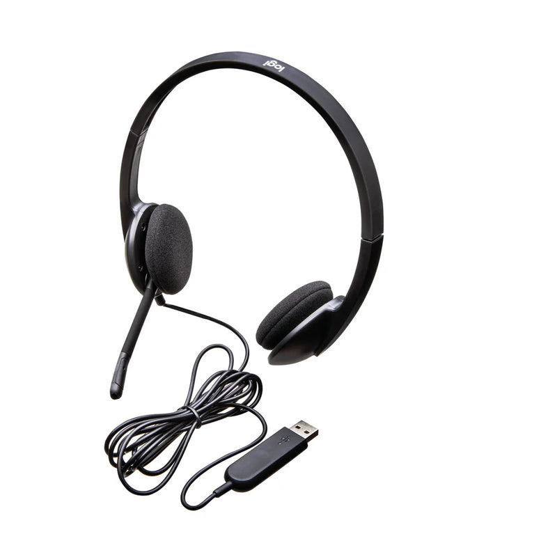 Logitech H340 USB Stereo Headset with Noise-Cancelling Mic