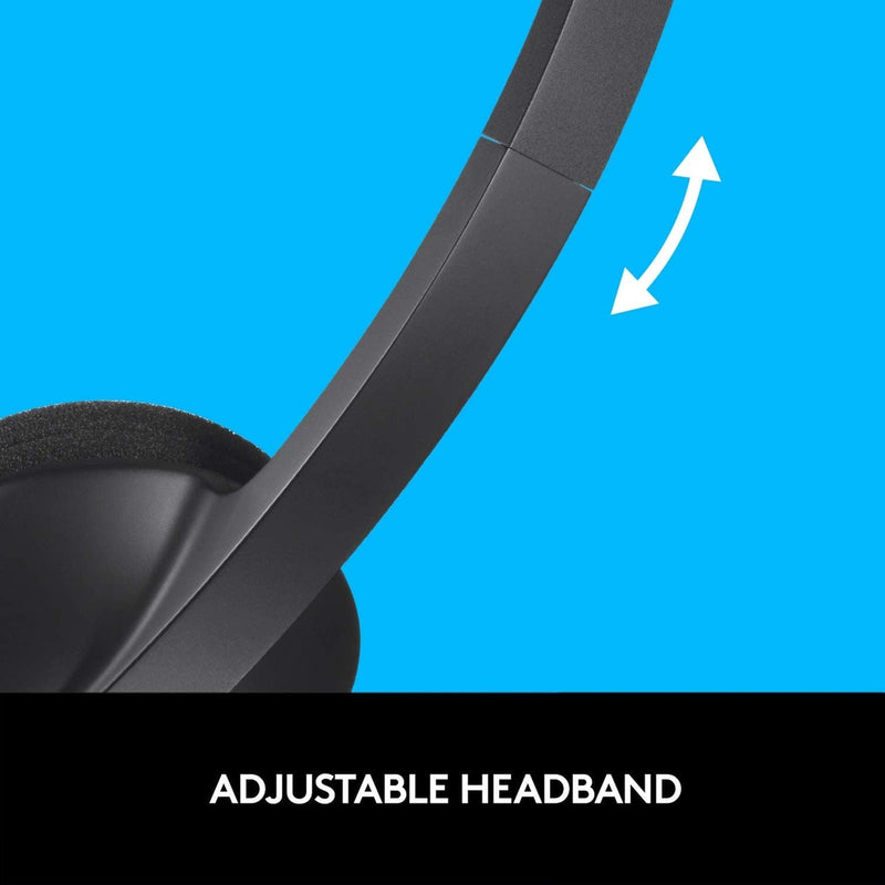 Logitech H340 USB Stereo Headset with Noise-Cancelling Mic