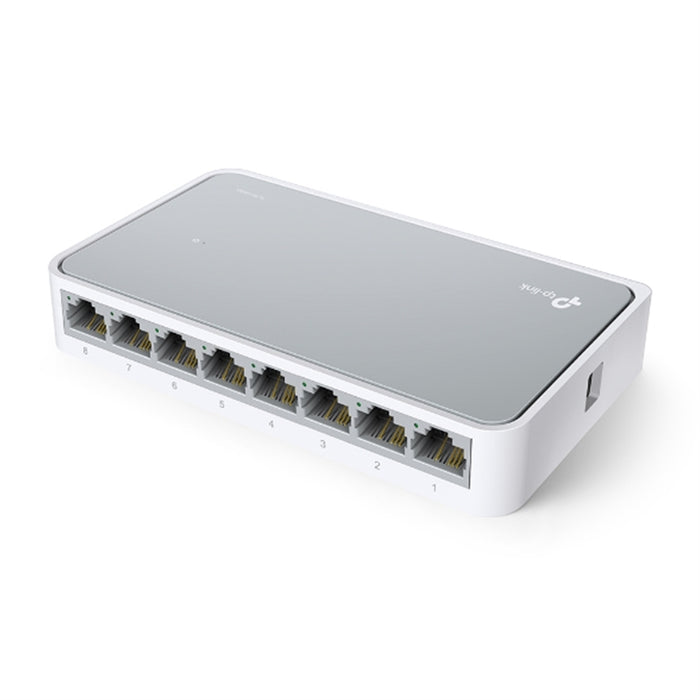 TP-Link TL-SF1008D 8-Port 10/100Mbps Switch - Compact & Reliable