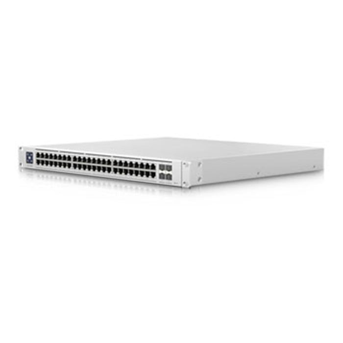 Ubiquiti USW-Enterprise-48-PoE UniFi 48-Port Layer 3 Managed Rackmount 2.5-Gigabit PoE+ Switch w/ 4 x 10GbE SFP+ Ports (720W) - IT Supplies Ltd