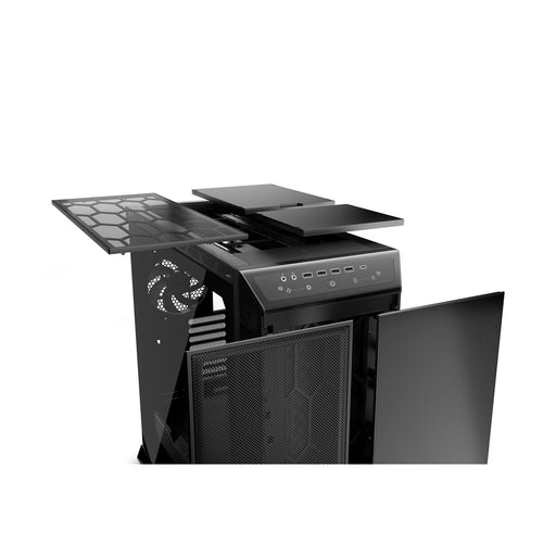 be quiet! Dark Base Pro 901 Full Tower Gaming PC Case, Black, 4x USB 3.2 Type A, Interchangeable top cover and front panel, 3x Silent Wings 4 PWM fans, Subtle ARGB lighting in the front and the PSU Shroud - IT Supplies Ltd