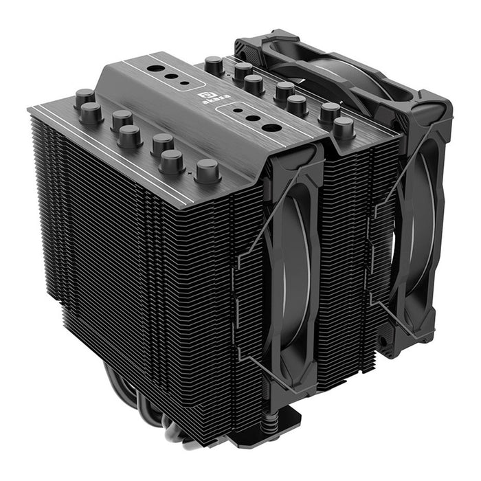 Akasa Soho H7 ARGB CPU Cooler Fan – Dual Tower, 250W TDP