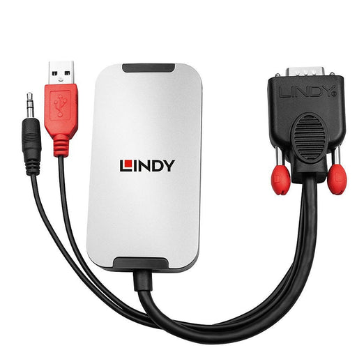 LINDY 38296 VGA to DisplayPort 1.2 Converter - IT Supplies Ltd
