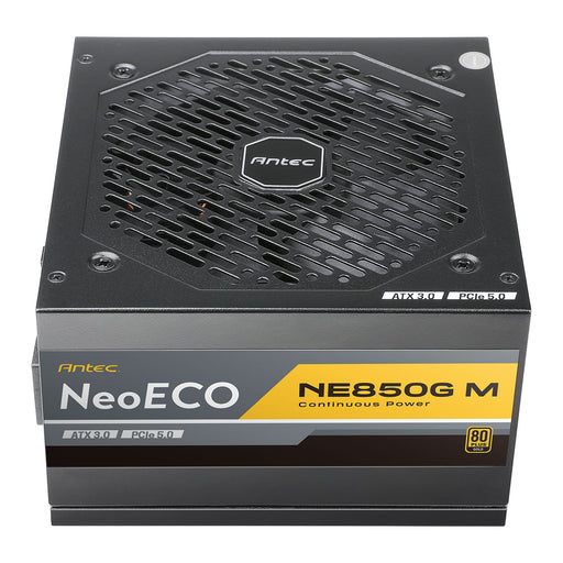 Antec NE850G M, PCIe 5.0 Ready, Fully Modular, 80PLUS Gold, Single Rail, 70.8A, 120mm FDB Fan, ATX3.0 PSU - IT Supplies Ltd